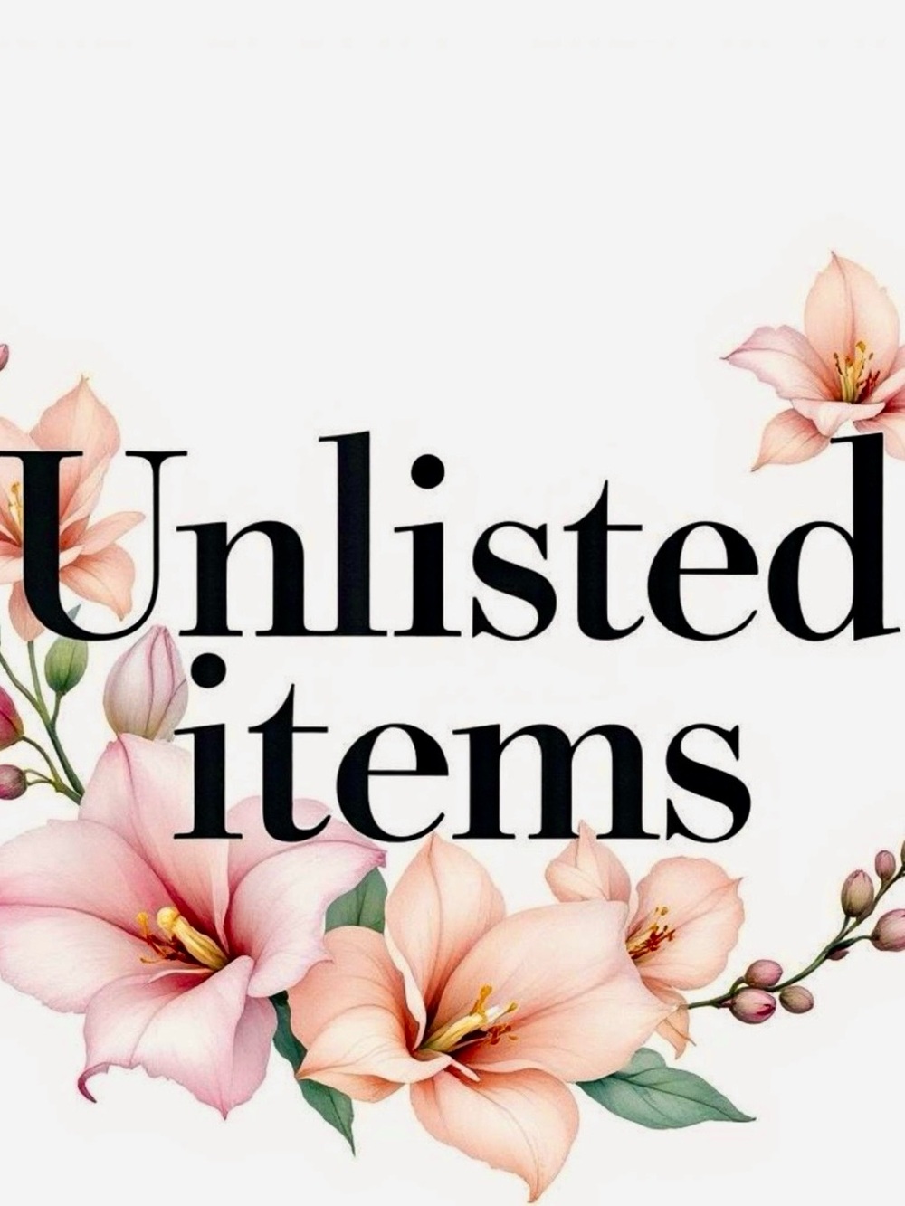 📣LISTING TONS OF NEW ITEMS SOON📣